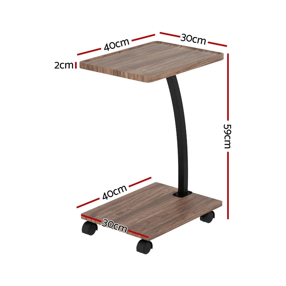Artiss Coffee Table C Shaped - Mekamart Australia