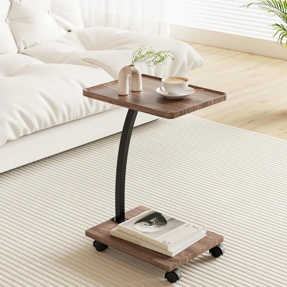 Artiss Coffee Table C Shaped - Mekamart Australia