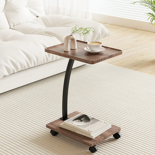 Artiss Coffee Table C Shaped - Mekamart Australia