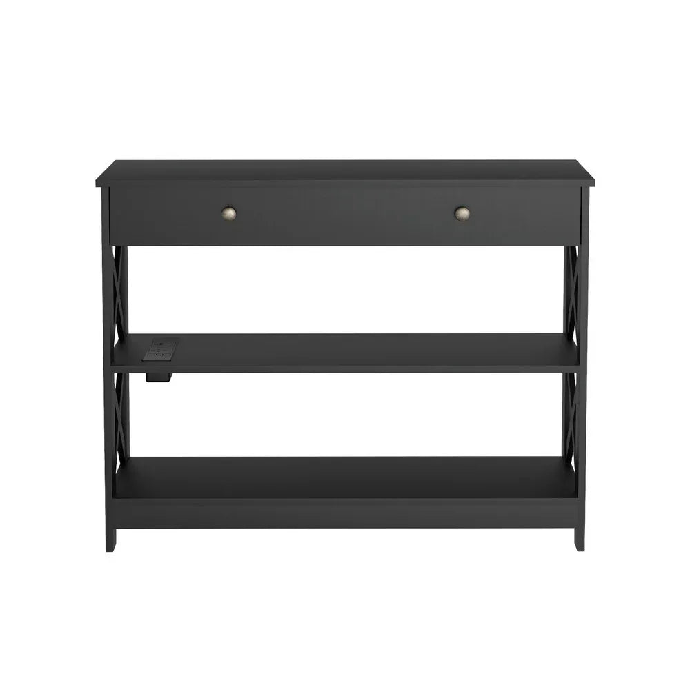 Artiss Console Table 3-tier USB Outlets - Mekamart Australia