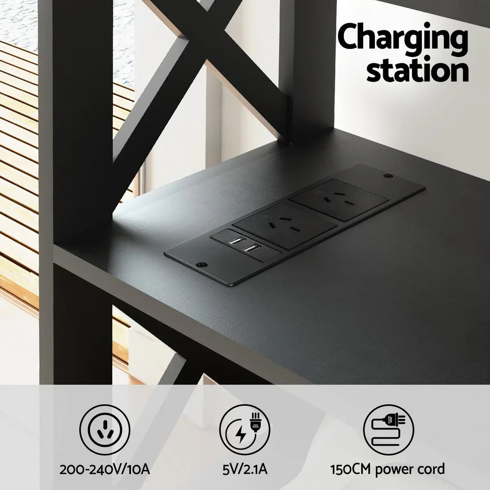 Artiss Console Table 3-tier USB Outlets - Mekamart Australia