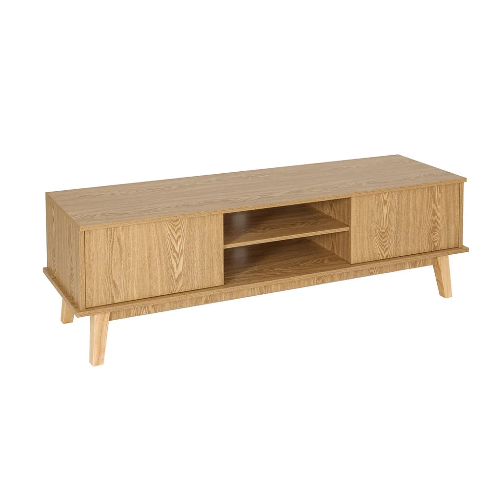 Artiss TV Cabinet Entertainment Unit Stand Storage Shelves TV Unit 140CM - Mekamart Australia