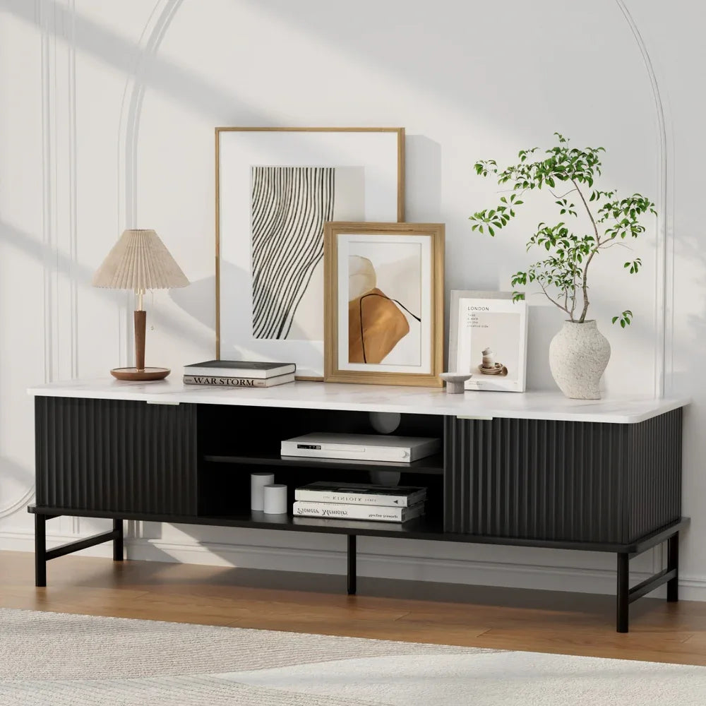 Artiss TV Cabinet Entertainment Unit Stand Storage 140CM - Mekamart Australia