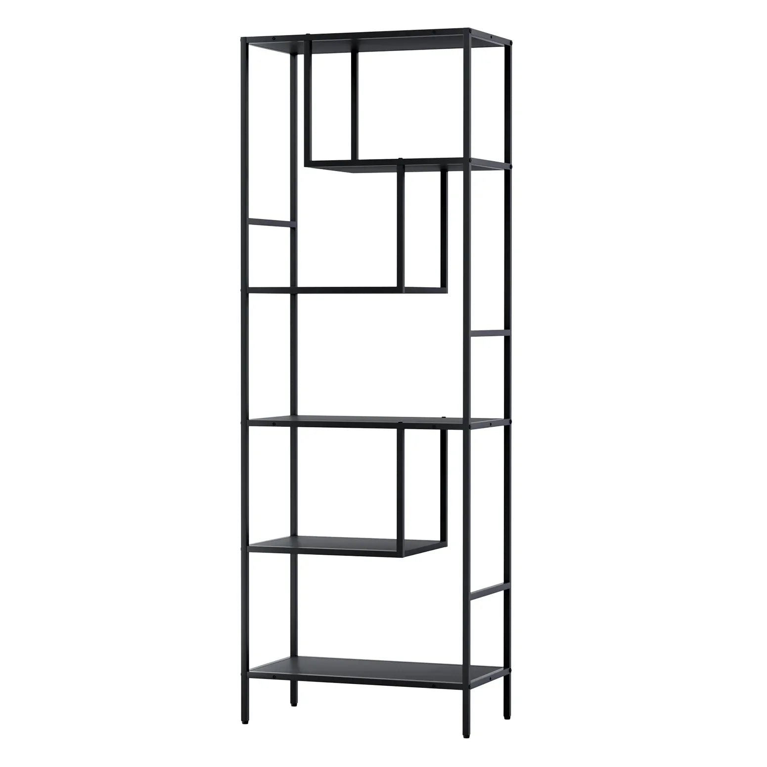 Artiss Bookshelf 5 Tiers RHYS Black - Mekamart Australia