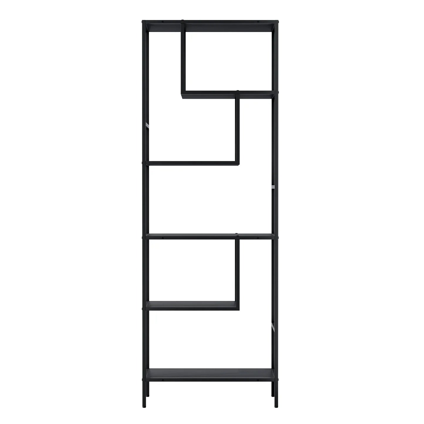 Artiss Bookshelf 5 Tiers RHYS Black - Mekamart Australia