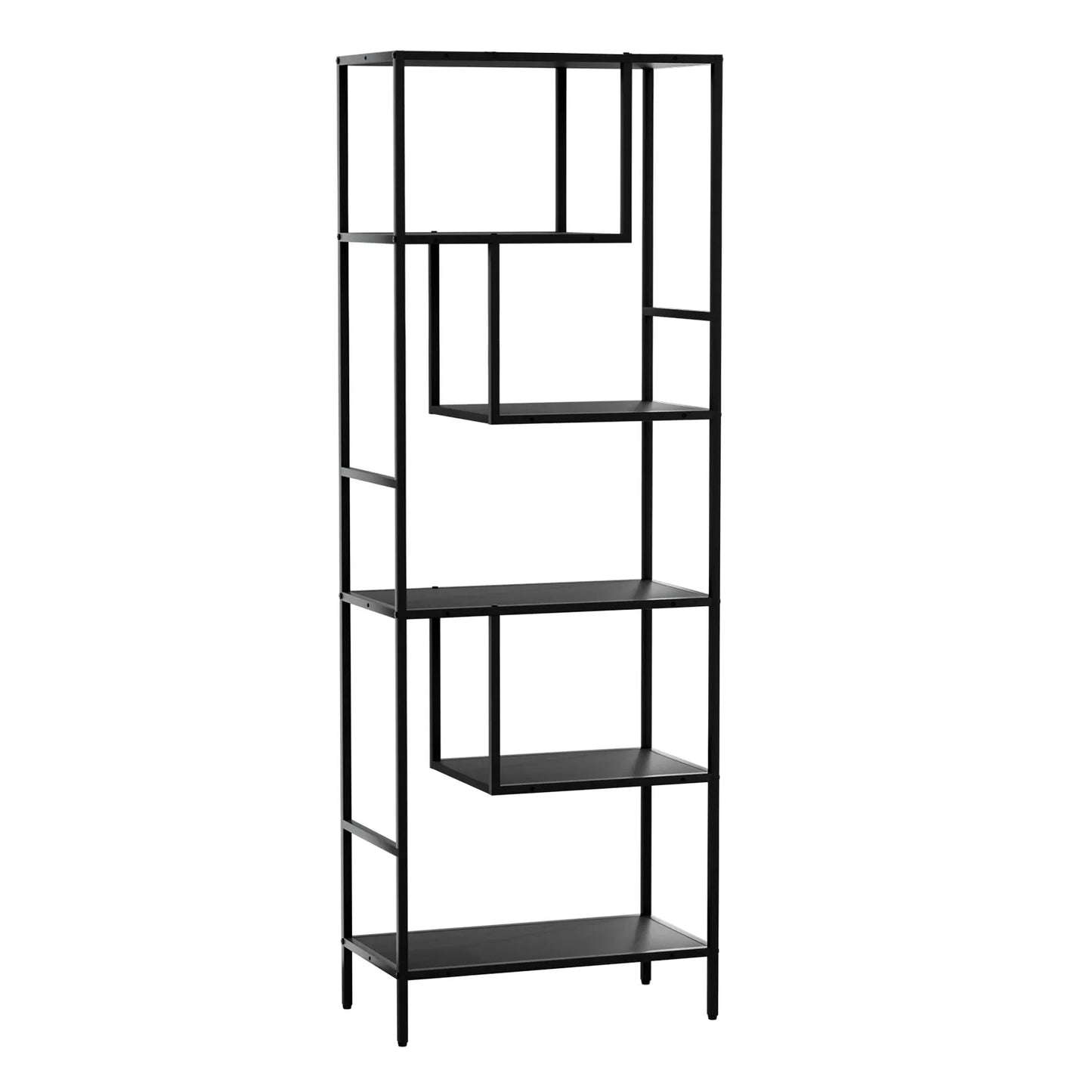 Artiss Bookshelf 5 Tiers RHYS Black - Mekamart Australia