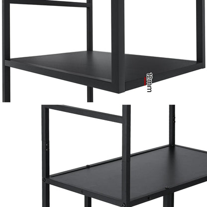 Artiss Bookshelf 5 Tiers RHYS Black - Mekamart Australia