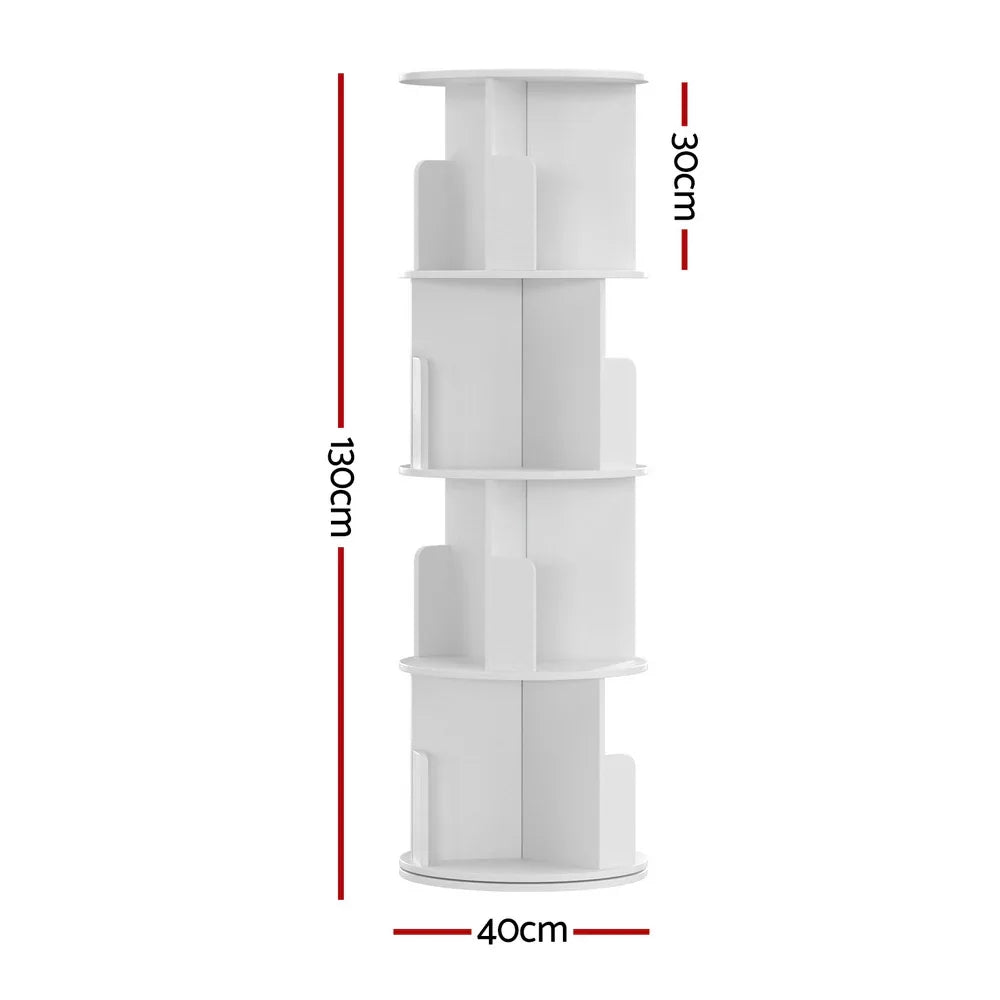 Artiss Bookshelf 4 Tiers EDIE White - Mekamart Australia