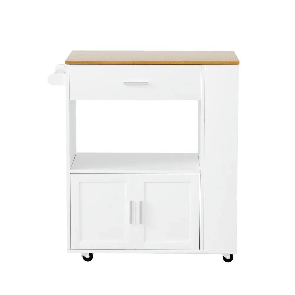 Artiss Kitchen Island Trolley Rolling Serving Cart - Mekamart Australia
