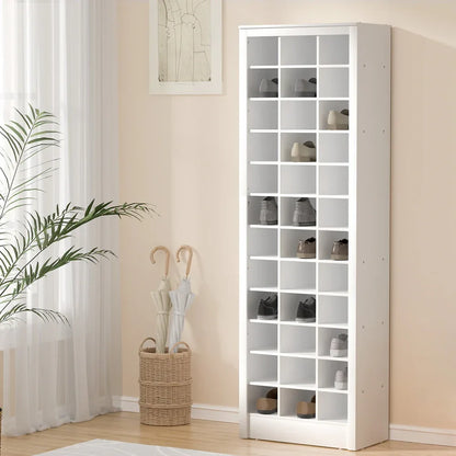 Artiss Shoe Rack 12-tier 36 Pairs Storage White - Mekamart Australia