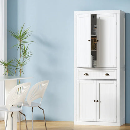 Artiss Buffet Sideboard Cupboard Cabinet White - Mekamart Australia