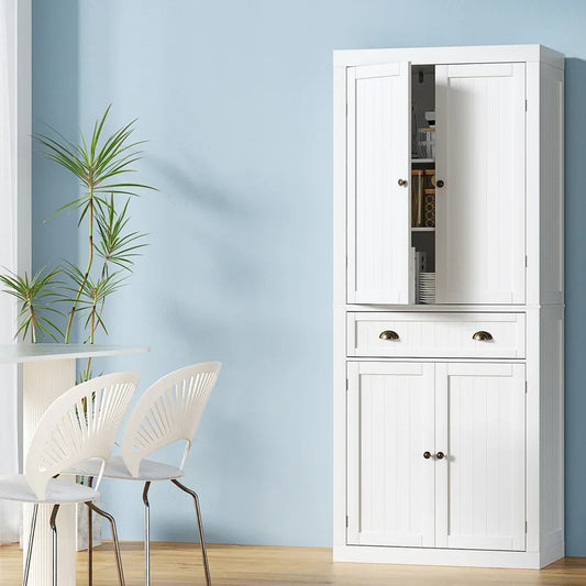 Artiss Buffet Sideboard Cupboard Cabinet White - Mekamart Australia