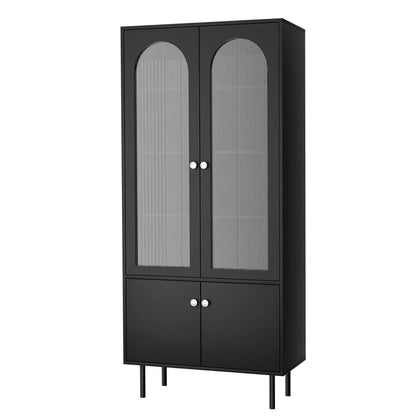 Artiss Buffet Sideboard Cupboard Cabinet Black - Mekamart Australia