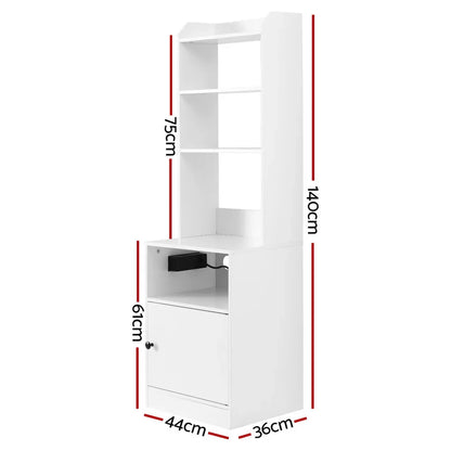 Artiss Bedside Table Nightstand Charging Station - Mekamart Australia
