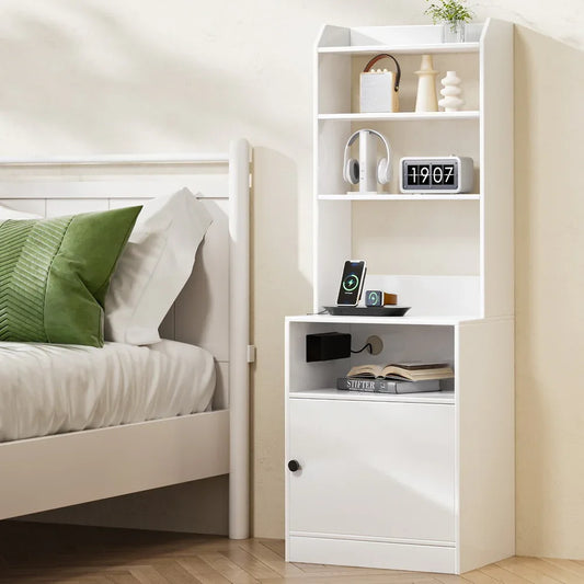 Artiss Bedside Table Nightstand Charging Station - Mekamart Australia