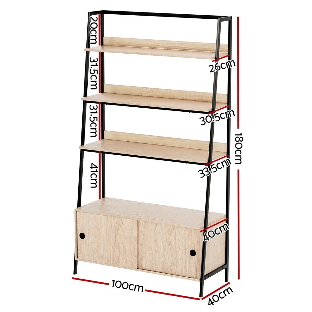Artiss Bookshelf 5 Tier Cube Cabinet MIRA Oak - Mekamart Australia