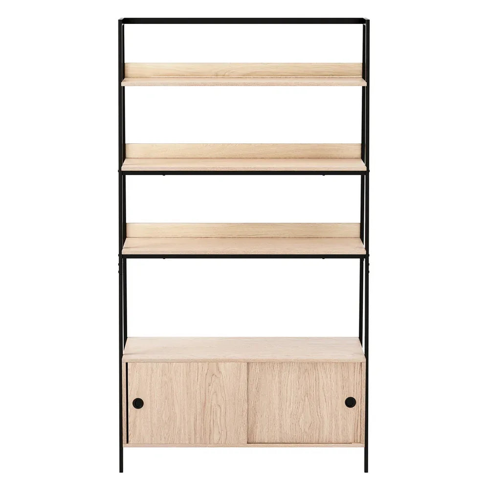 Artiss Bookshelf 5 Tier Cube Cabinet MIRA Oak - Mekamart Australia