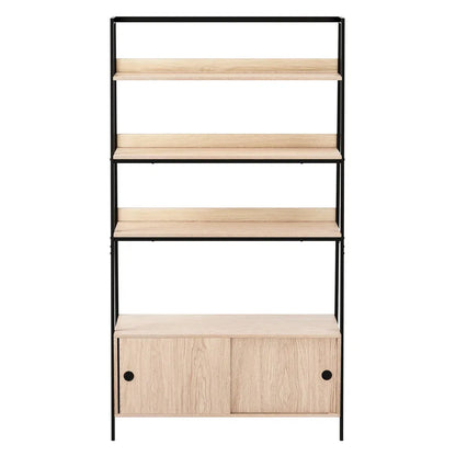Artiss Bookshelf 5 Tier Cube Cabinet MIRA Oak - Mekamart Australia