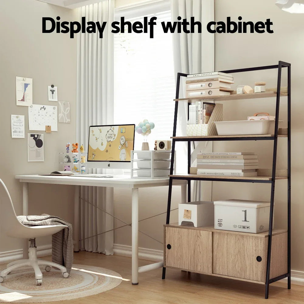 Artiss Bookshelf 5 Tier Cube Cabinet MIRA Oak - Mekamart Australia
