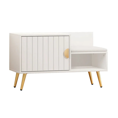 Artiss Shoe Rack Cabinet Bench 6 Pairs White - Mekamart Australia
