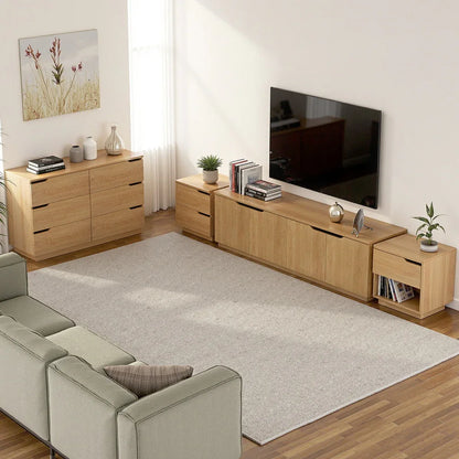Artiss 6 Chest of Drawers Dresser Table Pine - Mekamart Australia