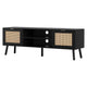 Artiss TV Unit 150cm Storage Cabinet Black - Mekamart Australia