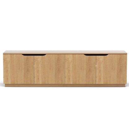 Artiss TV Unit Entertainment Unit Storage Cabinet 180cm Pine - Mekamart Australia