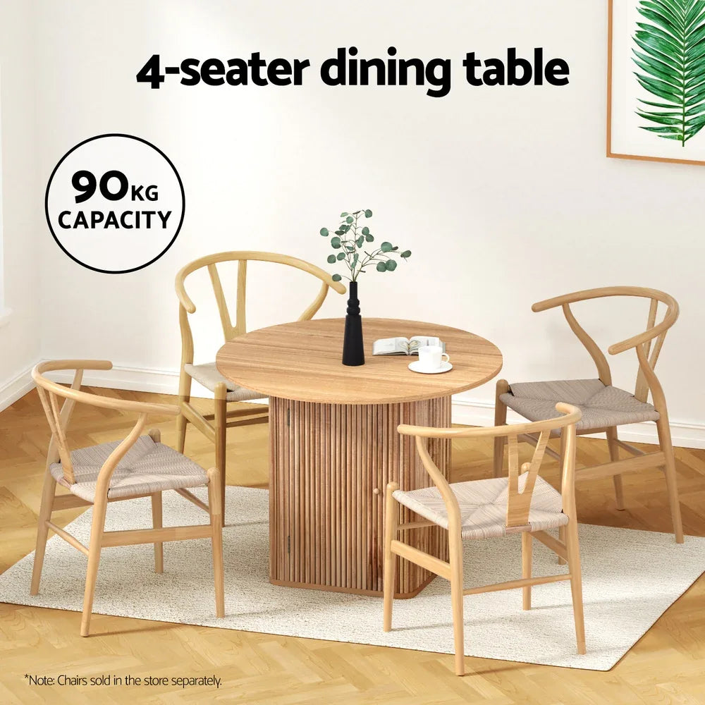 1M Artiss Dining Table Storage Base - Mekamart Australia
