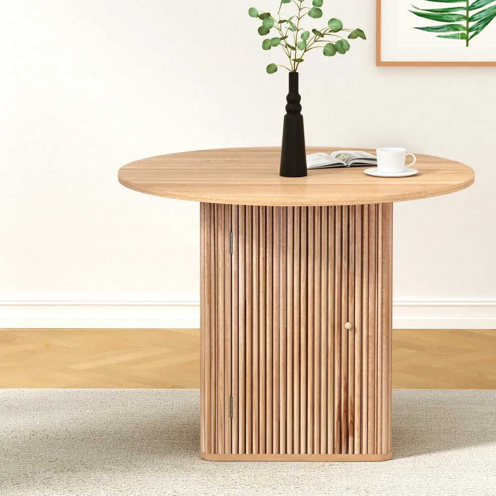1M Artiss Dining Table Storage Base - Mekamart Australia
