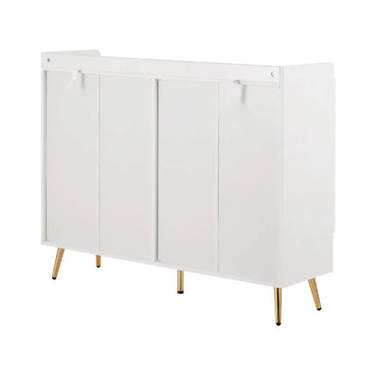 Artiss Shoe Rack Cabinet 5 Tiers 30 Pairs White - Mekamart Australia