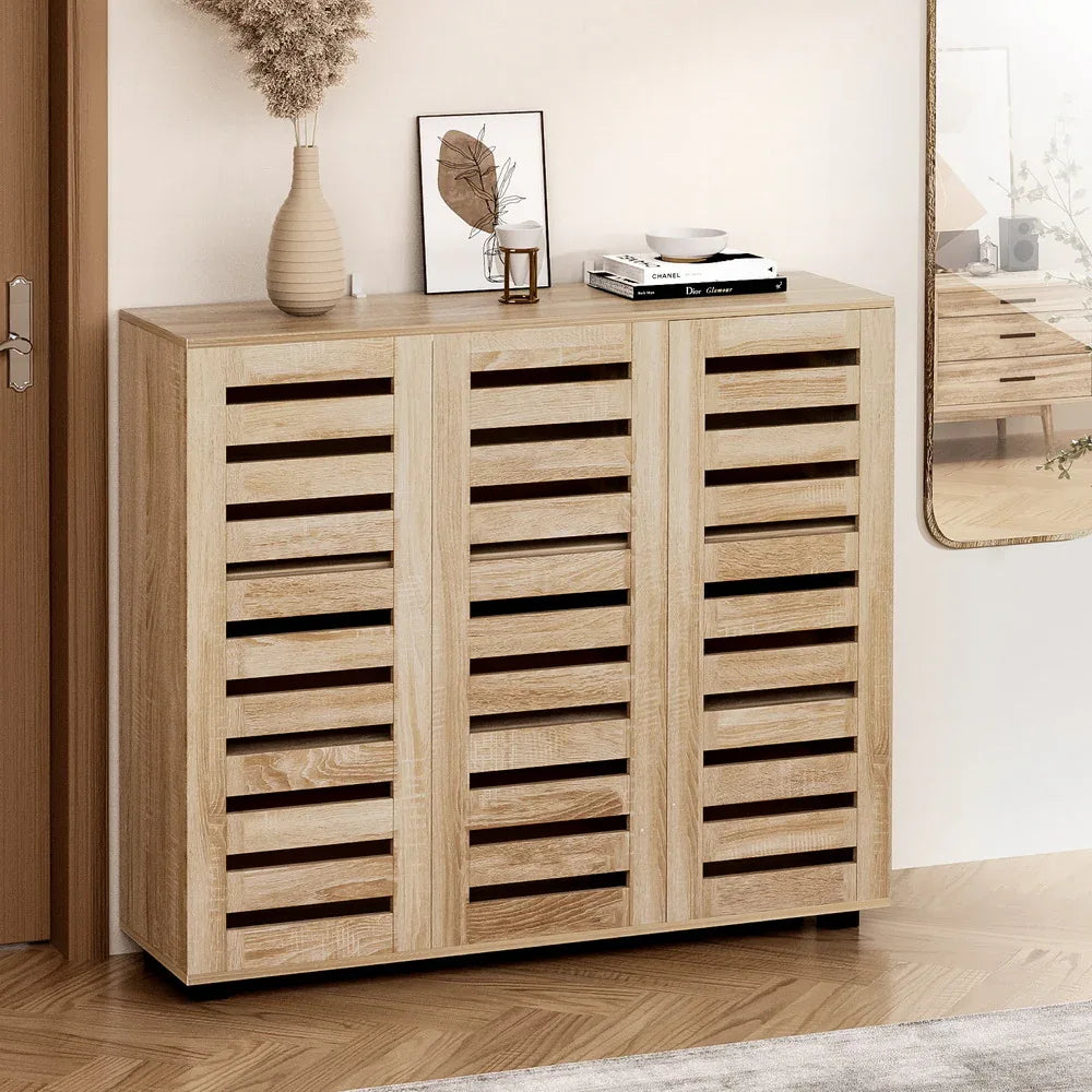 Artiss Shoe Rack Cabinet 30 Pairs Adjustable Shelf - Mekamart Australia