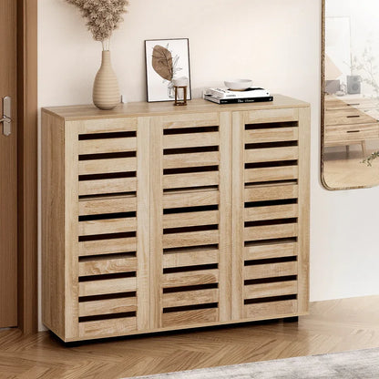 Artiss Shoe Rack Cabinet 30 Pairs Adjustable Shelf - Mekamart Australia