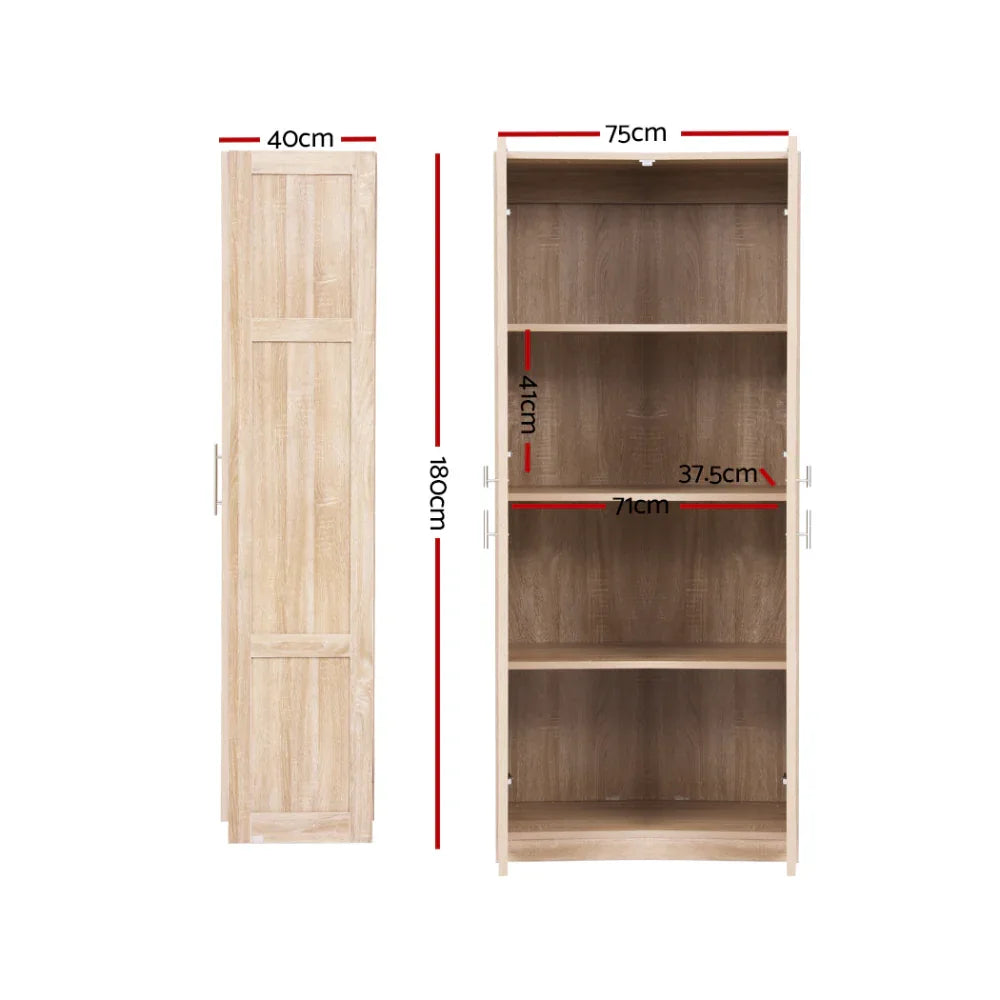 Artiss Buffet Sideboard Cupboard Cabinet Pantry Organiser Adjustable Shelves - Mekamart Australia