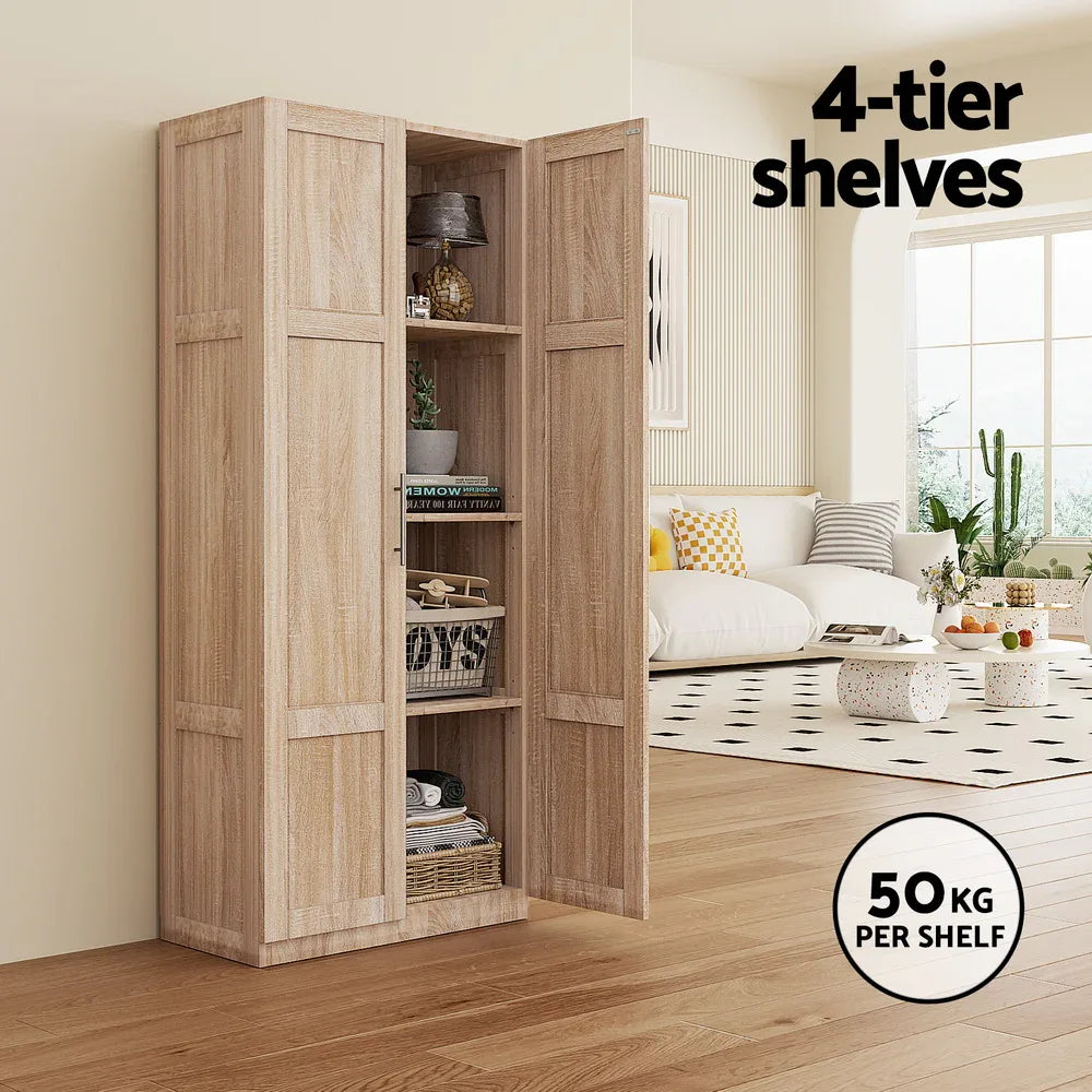 Artiss Buffet Sideboard Cupboard Cabinet Pantry Organiser Adjustable Shelves - Mekamart Australia