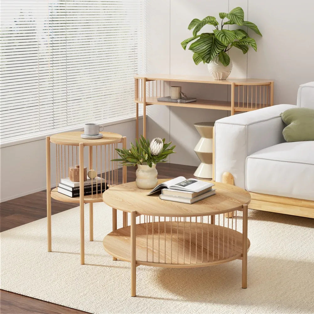 Artiss Console Table 124CM Pine - Mekamart Australia