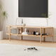 Artiss TV Unit Entertainment Unit Storage Shelf 148cm Pine - Mekamart Australia