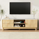 Artiss TV Unit Entertainment Unit Storage Drawer Shelf 150cm Pine - Mekamart Australia