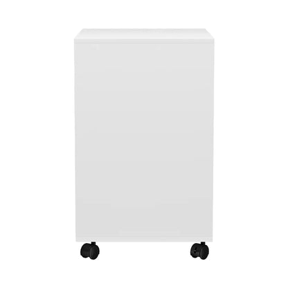 Artiss 5-Drawer Filing Cabinet Mobile Rolling Storage Cabinet Chest of Drawers Stand White - Mekamart Australia
