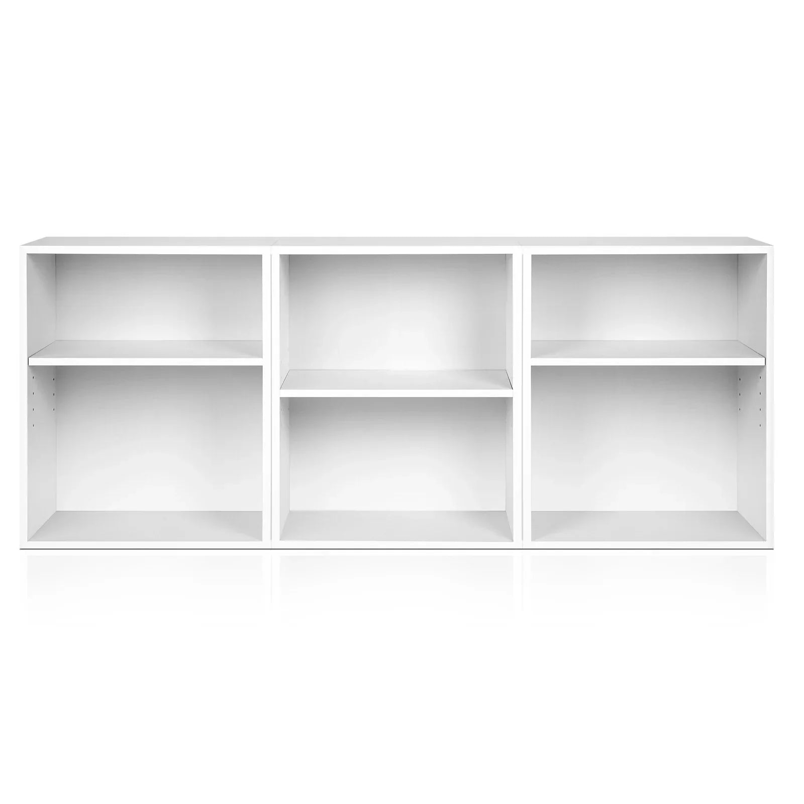 Artiss Bookshelf Set of 3 - VENA White - Mekamart Australia