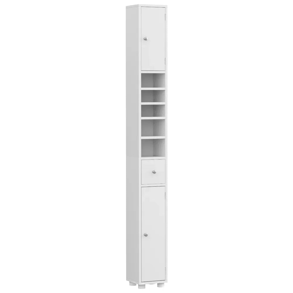 Artiss Bathroom Storage Cabinet 180cm Tall Slim Floor Cupboard Toilet Narrow Linen Tower - Mekamart Australia