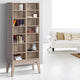 Artiss Bookshelf CD Storage Rack - BERG Oak - Mekamart Australia