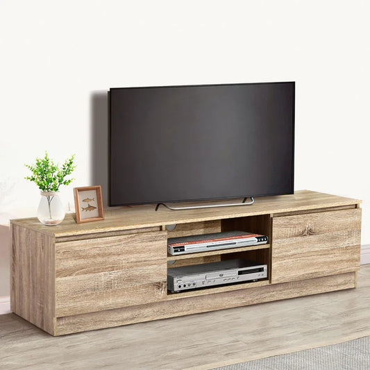 Artiss TV Cabinet Entertainment Unit 160cm Pine Charles - Mekamart Australia