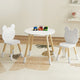 Keezi 3 Piece Kids Table and Chairs Set Activity Playing Study Children Desk - Mekamart Australia