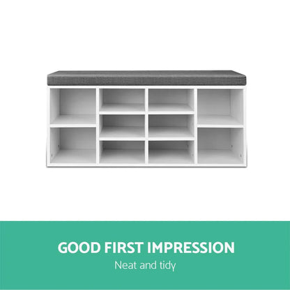 Artiss Shoe Rack Storage Cabinet Bench BOA - Mekamart Australia