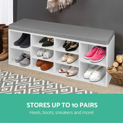 Artiss Shoe Rack Storage Cabinet Bench BOA - Mekamart Australia