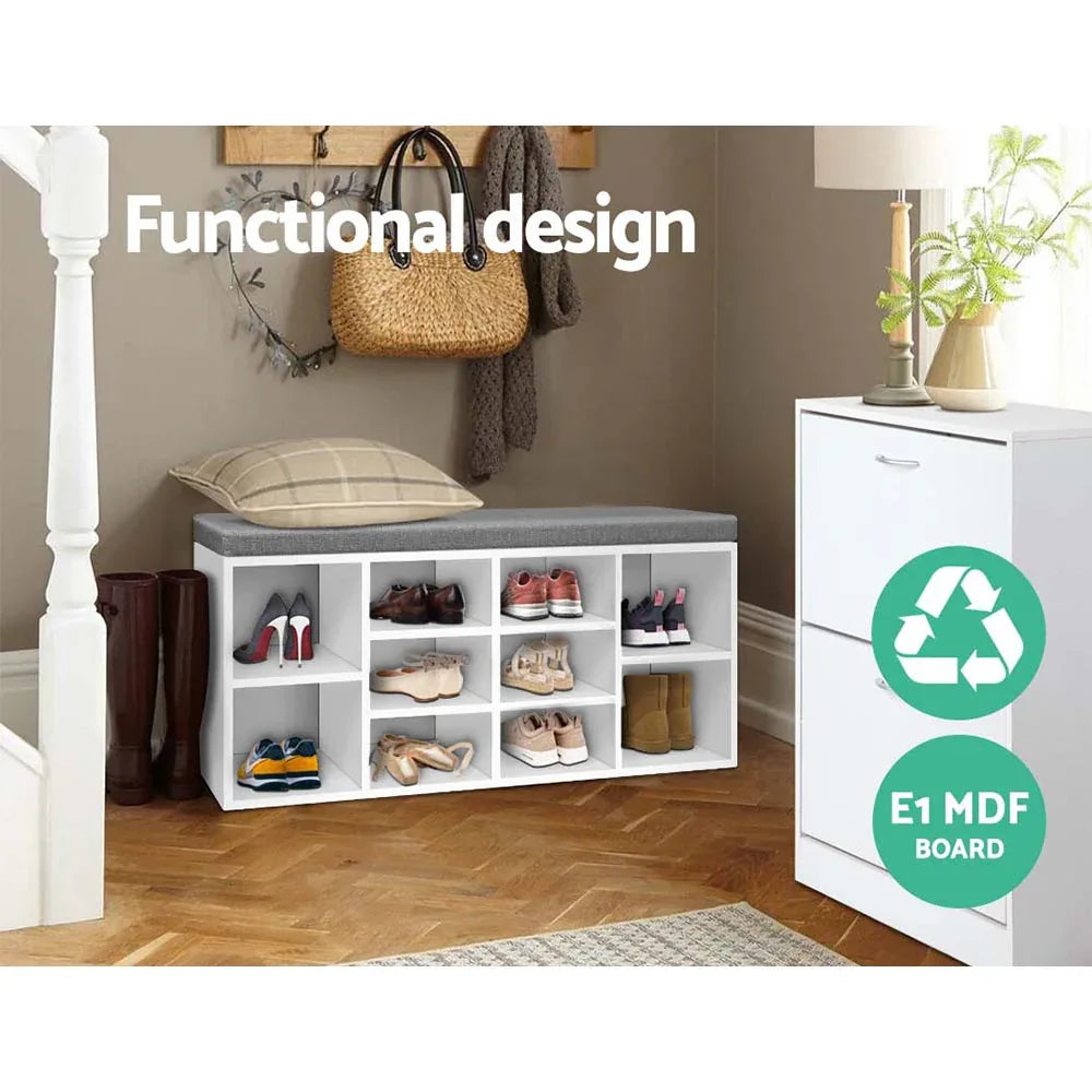 Artiss Shoe Rack Storage Cabinet Bench BOA - Mekamart Australia
