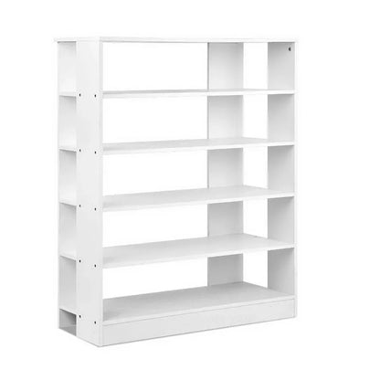 Artiss Shoe Rack Cabinet 30 Pairs 6-Tier Shelf White - Mekamart Australia