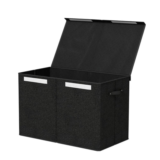 Keezi Large Toy Box Chest Storage with Flip-Top Lid Foldable Organizer Bins - Mekamart Australia