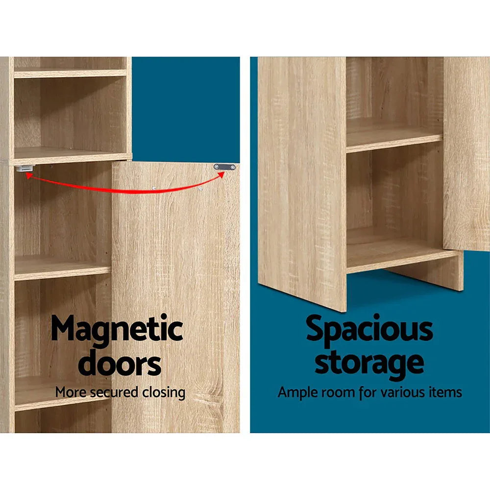 Artiss Bathroom Cabinet Storage 185cm Wooden - Mekamart Australia