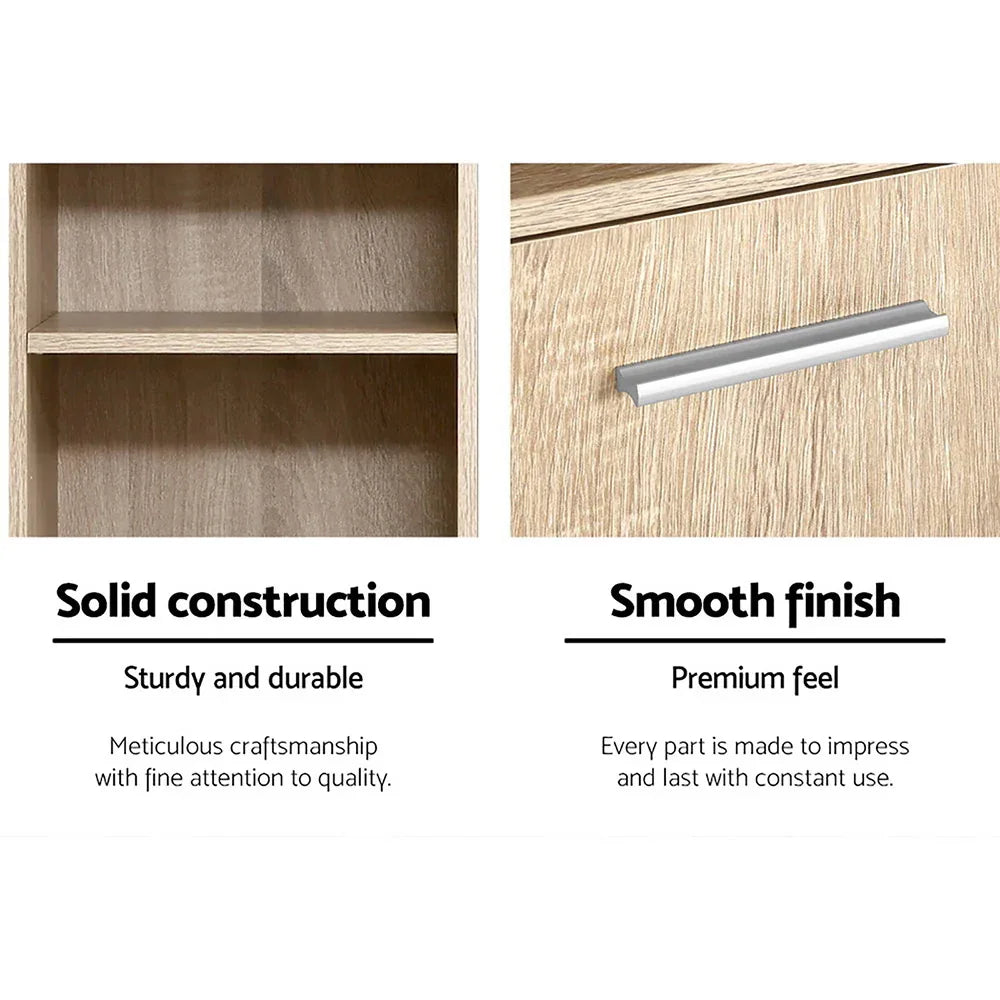 Artiss Bathroom Cabinet Storage 185cm Wooden - Mekamart Australia